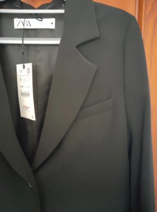 Americana Zara Talla S Negra