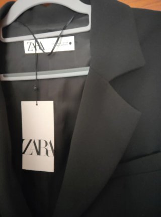 Americana Zara Talla S Negra