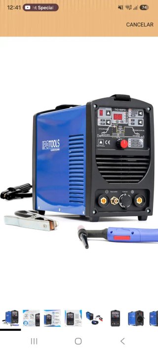 Máquina Soldar TIG 160A