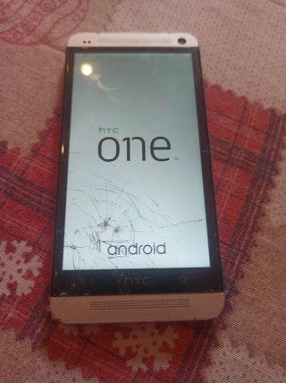 Teléfono HTC Negro/Plata