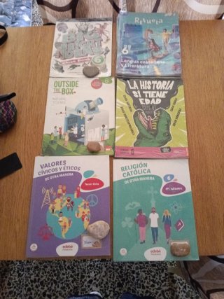 Libros de texto 6° primaria