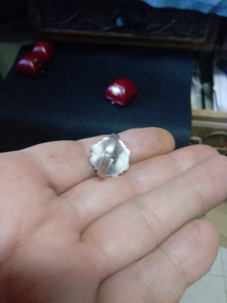 Anillo Plata Antigua Onix