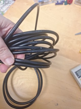 Cable coaxial para antena TV