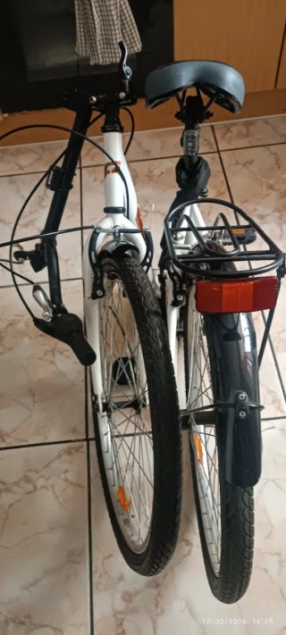 Bicicleta de paseo blanca