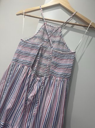Vestido largo Zara rayas