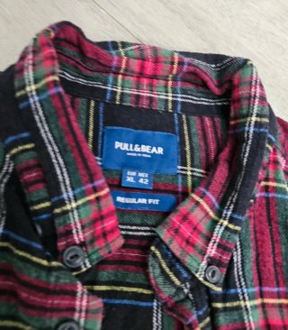 Camisa cuadros Pull&Bear xl