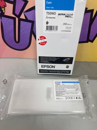 Cartucho Tinta Epson T55W2 Cyan