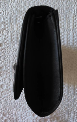 Bolso de fiesta Menbur negro con pedrería