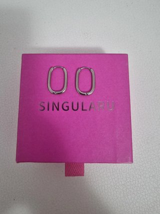 Pendientes Aro Ovalado Singularu Plata