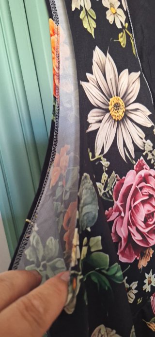 Abito estivo floreale taglia 6 xl