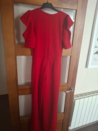 Mono rojo elegante