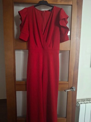 Mono rojo elegante