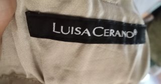 Luisa Cerano Pantalón Pinzas Beige