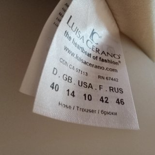 Luisa Cerano Pantalón Pinzas Beige