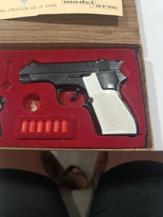 Estuche Pistolas Juguete Antiguas Astra