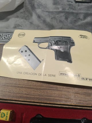 Estuche Pistolas Juguete Antiguas Astra