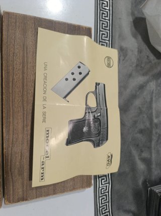 Estuche Pistolas Juguete Antiguas Astra