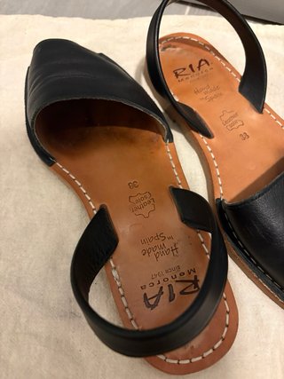Sandalias Ria Menorca Piel Negra