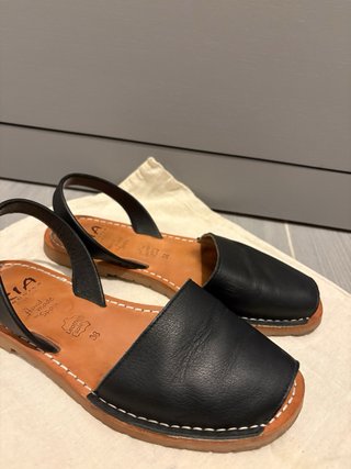 Sandalias Ria Menorca Piel Negra