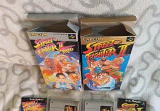 Lote SNES Street Fighter II Turbo y II