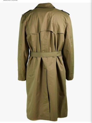Gabardina Militar Ejército Holandés Verde