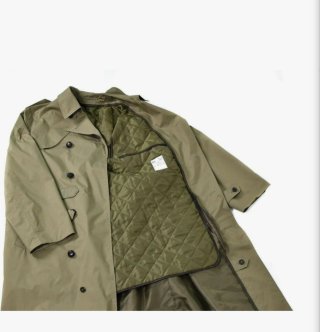 Gabardina Militar Ejército Holandés Verde