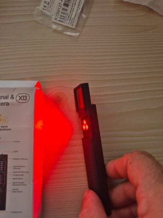 Detector Señal Inalámbrica y Cámara Oculta X13