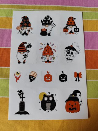 Set 8 páginas stickers grandes var