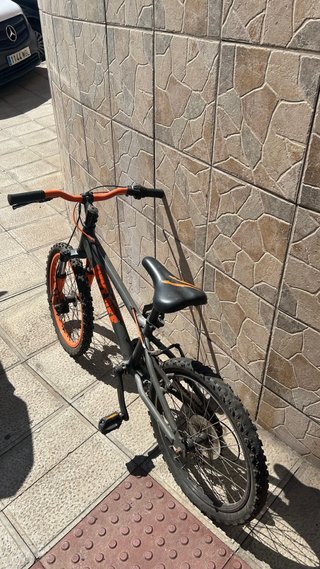Bicicleta Wildee Infantil Naranja/Gris