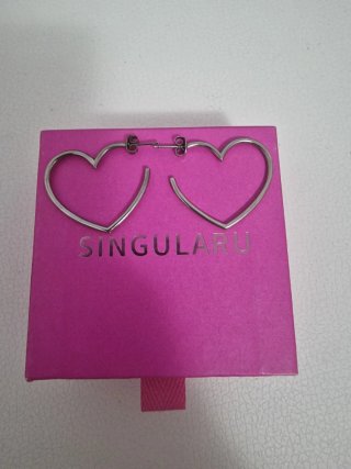 Pendientes Corazón Singularu Plata