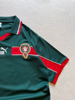 Camiseta Marruecos Puma Verde Talla L 90s