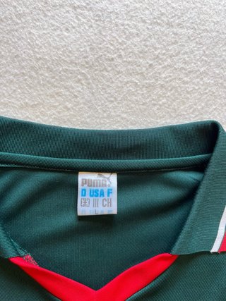 Camiseta Marruecos Puma Verde Talla L 90s