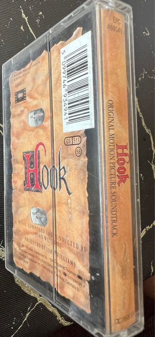 Casete Banda Sonora Original Hook - John Williams