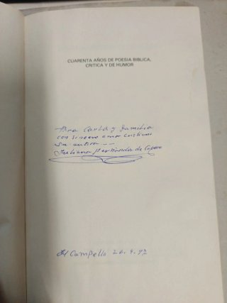 Cuarenta años de poesía bíblica crítica y de humor