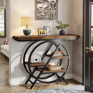 Consola mueble Tribesigns 100cm 4 Niveles Circular