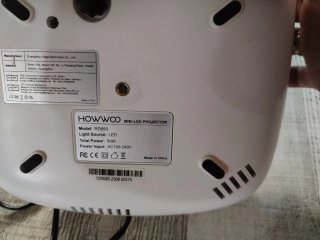 Proyector blanco y negro