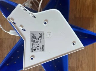 Lámpara Estrella Azul Ikea