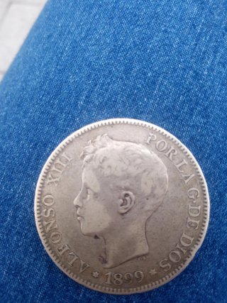 Moneda Alfonso XIII 1899