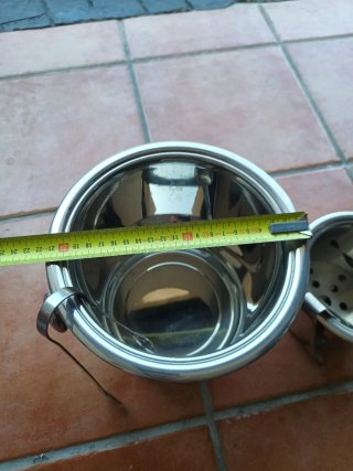 Conjunto cubiteras y coctelera inoxidable