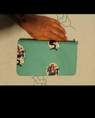 Cartera Pull&Bear sirenas turquesa