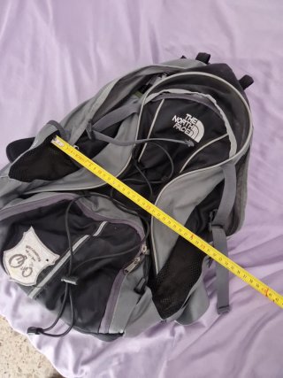 Mochila The North Face Negra y Gris