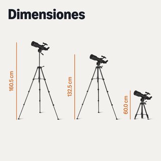 Telescopio Amazon Basics 70mm AZ + Trípode y bolsa