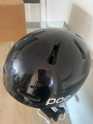 Casco Esquí Poc mujer negro brillante
