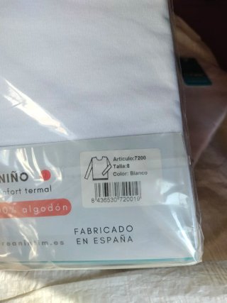 Camisetas interiores Morean niño