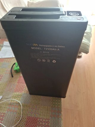 Batería Sunra 72V 20Ah 1440Wh Negra