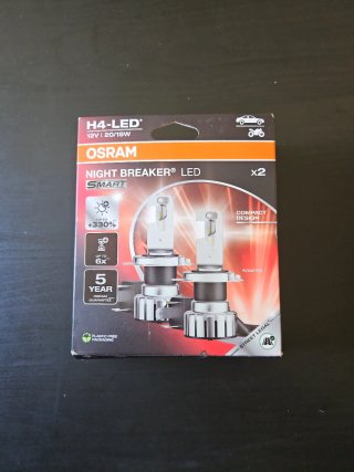OSRAM H4 LED NIGHT BREAKER SMART x2 - Poco uso