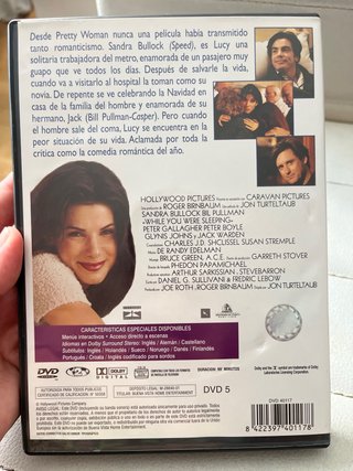 DVD Mientras Dormías - Sandra Bullock Nueva