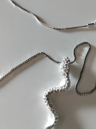 Cadena Swarovski Plata