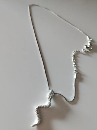 Cadena Swarovski Plata