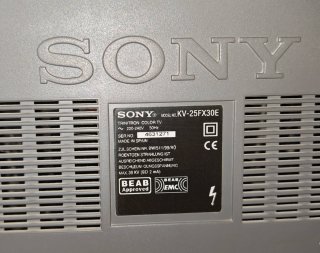 Sony Trinitron KV-25FX30E Plata